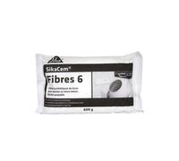 Sika Fibres synthétiques SikaCem Fibre 6 – Imperméabilité, limite fissuration – Blanc 600 g