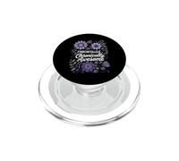 Fibromyalgie Chronically Awesome Floral Chronic Pain Design PopSockets PopGrip pour MagSafe