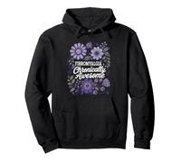 Fibromyalgie Chronically Awesome Floral Chronic Pain Design Sweat à Capuche