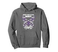 Fibromyalgique Mignon Syndrome Maladie Système Fibromyalgie Sweat à Capuche