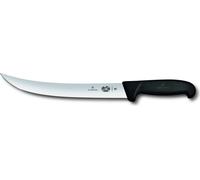 Fibrox, couteau de boucher, 25cm, droit, noir