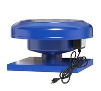 FICBXRA Ventilateur extracteur de toit 171 CFM, ventilateur monté sur le toit, vitesse constante pour entrepôt, grenier et serre, roulements NSK/SKF, certifié ETL