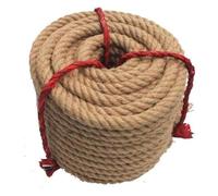 Ficelle, Corde de Jute 10 MX 45 MM Corde de Ficelle de Jute épaisse et Solide Corde de Chanvre en Fiber de 4 brins Corde de Chanvre Forte for Le Jardinage Camping(35MM 10M)