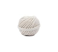 Ficelle coton torsadée Ø 2mm ±35m, Coloris Ecru, Idéal pour macralé, bricolage, jardinage