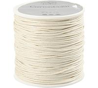 Creotime – Cordon de coton – 1 mm d'épaisseur – 40 m – Blanc G