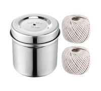 Ficelle de cuisine - 2 rouleaux de boucher, distributeur de corde inoxydable | Jeu de câbles de nouage pour cuisine de qualité alimentaire, accessoire de reliure de cuisine Conti