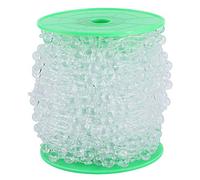 Ficelle de fausses perles, 50 pièces, pour Bouquet de mariage, bricolage (Transparente)