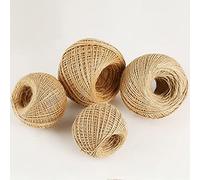Ficelle de jute naturelle - Corde de chanvre synthétique pour travaux manuels, emballage et reliure, parfaite pour la maison et le jardin, l'emballage de tuyaux, écologique et légère