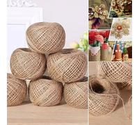 Ficelle de pour lin 100m pour Jardinage et Bricolage Ficelle | jute naturel, texture rustique, idéal scrapbooking, floriste, travaux manuels divers