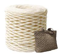 Ficelle De Raphia,Yards De Fil De Raphia Pour Le Crochet,Rafia Naturel Bobine, En Papier Raphia À Texture Mate De Couleur Naturelle,fil Tricoté Pour Chapeau, Décoration D-I-Y, Jouet, Sac De