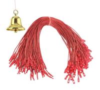 Ficelle de suspension pour décorations de Noël 200 pièces liens fixation | Cordon pour décorations Cheminée Fenêtre Salle de Classe Mariage Artisanat Couronne Fête Festival Rouge