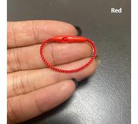 Ficelle D'étiquette Volante Avec Prise De Balle,Boucle Courte,Serrure,Montre,Sac À Main En Déclin,Sac À Main,Étiquettes De Ul,Anneau D'étanchéité,3 "",8cm,1000 Pièces - Type Red
