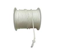 Ficelle en Coton, Cordon de démarrage en Nylon Blanc for Coupe-Bordures, 2-10 m, 2,5-4 mm, for Outils de Jardin.(4 Meters,2.5mm)