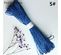 Ficelle En Papier Coloré Pour Décorations De Maison,Matériel Fait À La Main,Fournitures De Ixd'anniversaire Et De Mariage,2mm X 30m,1lot - Type Dark Blue