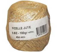 Ficelle jute - 0.8/2 - D2 mm env. pelote - 100 g - L : 40 m
