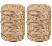 Ficelle Jute Naturelle Ø5mm ±100 m La Cordeline CJN33, Naturel (Lot de 2)