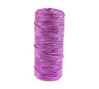 Ficelle métallique décorative de 100 m de ficelle de boulanger, 1,5 mm, pour loisirs créatifs, emballages cadeaux, cadeaux et cadeaux (violet)
