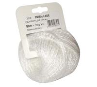 Ficelle polypropylène Ø1 mm pelote 100 g 90 m blanche