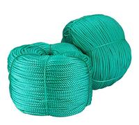 Ficelle torsadée en nylon haute résistance - 12 mm x 10 m - Corde en polyéthylène pour jardinage, empaquetage, filet de plantes et travaux manuels - Durable et résistante aux intempéries - Outil