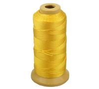 Ficelle torsadée en nylon pour jardinage, marquage, projets de bricolage, travaux manuels, maçonnerie (jaune, 1 mm-200 m)