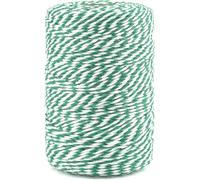 Ficelle Vert Et Blanche En Coton 200m Corde Noël, Pour L'emballage Cadeaux, Bricolages, Décoration, Loisirs Créatifs