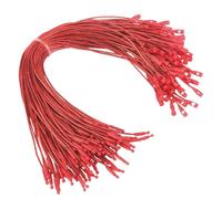 Ficelles Pour Suspensions De Noël 200 pièces liens fixation festifs | Ficelle Précoupée pour Ornement Cheminée Fenêtre Salle de Classe Mariage Artisanat Couronne Fête Festival Rouge