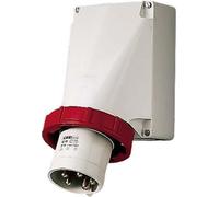 Fiche 125A, 5p, 6h, 400V, IP67 - Connecteur monté CEE 125A 5p 6h 368