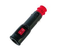 Fiche 12V universelle 8A 12/21 mm avec interrupteur