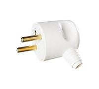 Fiche 16 A 2P+T blanc Sortie latérale Mâle - L’EBENOID - 021114