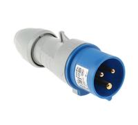 Fiche-2 mâle CEE (2P+T)/230V -32A pour agro 30, 42, 50,63,75,90 - IMER - 290003015