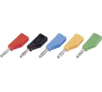 fiche à aigrette Ø de la broche: 4 mm TRU COMPONENTS TC-R8-B19 B 1587892 noir