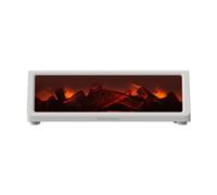 Fiche À Cheminée Électrique Diffuseur Humidificateur, Diffuseur D'arôme, 26x9x11cm, Feuille De Nuit En Forme De Poêle, Humidificateur De Brume Rétro Fraîche, Avec Auto Sans Eau Fermé Pour La Décoratio