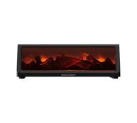 Fiche À Cheminée Électrique Diffuseur Humidificateur, Diffuseur D'arôme, 26x9x11cm, Feuille De Nuit En Forme De Poêle, Humidificateur De Brume Rétro Fraîche, Avec Auto Sans Eau Fermé Pour La Décoratio