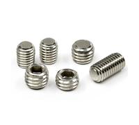 Fiche à douille hexagonale en laiton Vis sans tête à six pans creux M3 M4 M5 M6 M8 M10 M12 M16 DIN913(4mm,10pcs M5)