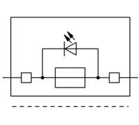 Fiche à fusible avec languette WAGO 2006-931/1000-541 25 pc(s)