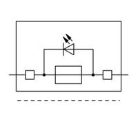 Fiche à fusible avec languette WAGO 2006-931/1099-859 25 pc(s)