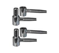 Fiche à visser mâle et femelle, diamètre de perçage 6mm H38xD13mm - 2 pièces.