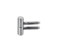 Fiche à visser 14x36mm acier finition zinguée blanc - MONIN - 651490 Noir