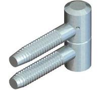 Fiche à visser pour imposte MONIN - Indégondable - Acier zingué blanc - 40x13 mm - 6340-651550 Blanc G