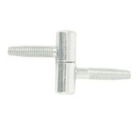 Fiche à visser - JARDINIER MASSARD - J542710 - 35x13 mm - Acier - Zingué blanc