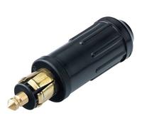 Pro Car Fiche allume-cigares 15 A – Fiche mâle 12/24 V/DC, connexion à vis