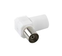 Fiche antenne coudée Femelle, Facile à Installer, optimise Le Signal TV et est idéale pour Les connexions dans des espaces restreints, garantissant compatibilité et efficacité.