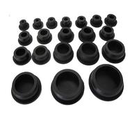 Fiche anti-poussière de type T, Bouchon de type T, bouchon d'étanchéité, 5 pièces/ensemble bouchons en caoutchouc de silicone noir Type T 15,5 mm-39,3 mm Inserts d'embout obturateur Bouchons d'étanché