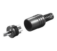 Goobay 11241 connecteur de fils Loudspeaker plug Noir