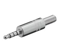 Fiche audio Jack 3.5mm stereo 4 contact metal a…