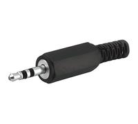 Goobay Fiche Jack 11016 - 3,5 mm stéréo à souder - plastique avec protection anti-torsion