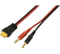 Fiche banane 4 mm sur câble XT60, rouge/noir 2 M. TC-13619304 noir, rouge TRU COMPONENTS Contenu: 1 pc(s)