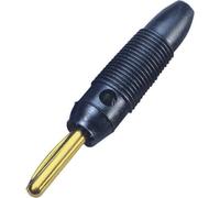 Fiche banane BKL Electronic 072150/G mâle, droit Ø de la broche: 4 mm noir 1 pc(s)