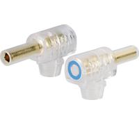 Fiche banane femelle coudée Ø de la broche: 4 mm BKL Electronic 0107004 noir 1 pc(s)