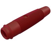 Fiche banane femelle Ø de la broche: 4 mm SKS Hirschmann KUN 30 Au 931804701 rouge